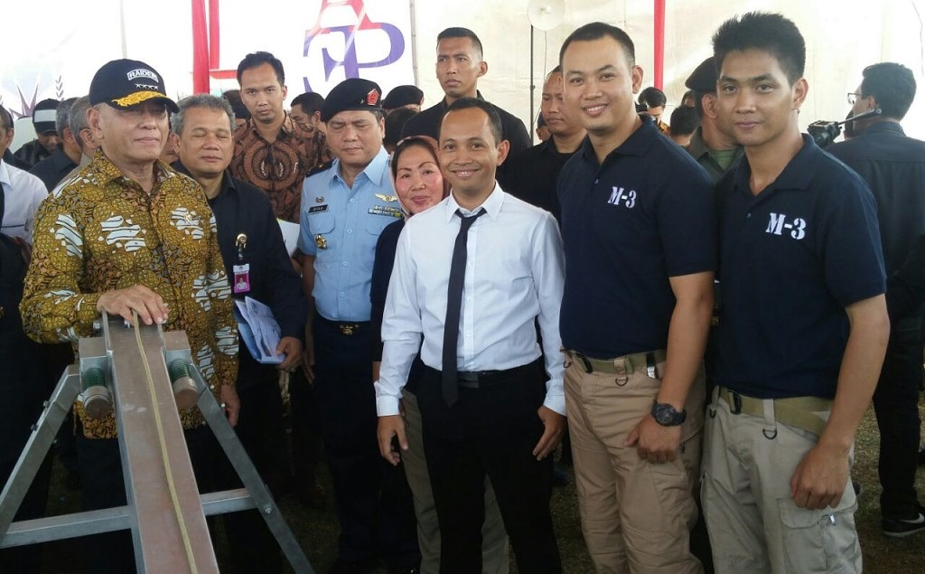 M-3 with the Minister of Defense of the Republic of Indonesia